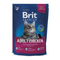 Sausas kačių maistas Brit Premium Adult Chicken, vištiena, 0.3 kg