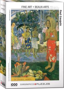 Dėlionė Eurographics Fine Art Paul Gauguin La Orana Maria 6000-0835, 67.56 cm x 48.89 cm, 1000 vnt., įvairių spalvų
