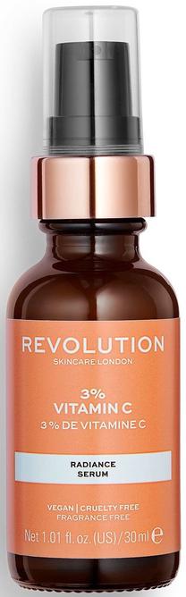 Veido serumas Revolution Skincare 3% Vitamin C, 30 ml