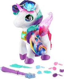 Игрушечное животное VTech Styla My Flower Magic Unicorn 547104, 24 см, белый цв./многоцветный
