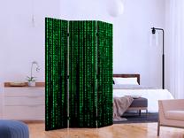 Širma Artgeist Digital Rain Paraventtc1691_Os, įvairių spalvų, 135 cm x 172 cm