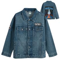 Jaka, neformāls pavasaris, zēniem Cool Club NASA LJB2821742, zila krās., 134 cm