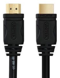 Vads Unitek HDMI A male, HDMI A male, 10 m, melna krās.