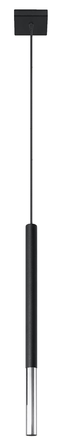 Valgusti rippuv Sollux Mozaica 1, G9, 1 x 40 W, must v./kroom v. / must v.