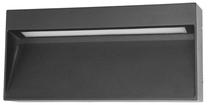 Sieninis lauko šviestuvas Italux Fenis, 5W, LED, IP54, juoda sp., 20 cm x 8.5 cm
