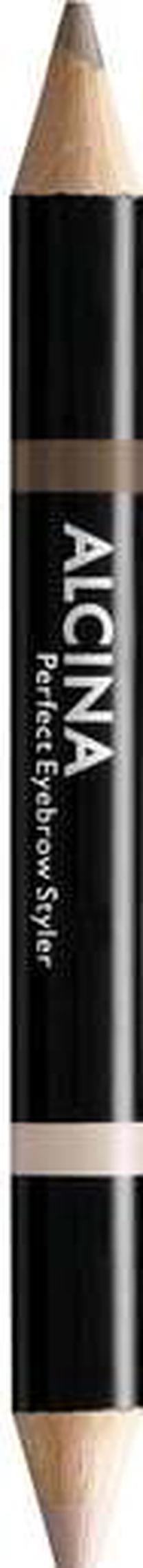 Карандаш для бровей Alcina Perfect Eyebrow, 3 г, коричневый цв./бежевый цв. 010 light
