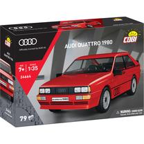 Konstruktorius, automobilis Cobi Audi Quattro 1980 24664, 79 vnt., raudona sp.