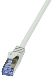 Провод Logilink CAT 6a S/FTP RJ-45 8P8C, RJ-45 8P8C, 15 м, серый цв.