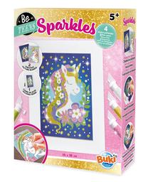 Dekoravimo rinkinys Buki France Sparkles Unicorns, įvairių spalvų