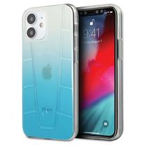 Telefono dėklas Mercedes MEHCP12SCLGBL, skaidri sp./mėlyna sp., Apple