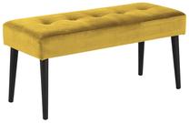 Pufas Home4you Glory VIC 75AC, geltona sp., 95 cm x 38 cm x 45 cm