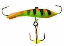 Blizgė Surf Winter Lure Nr.1 1091214, 4 cm, 7 g, juoda sp./žalia sp./oranžinė sp.