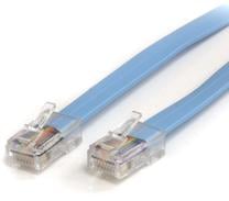 Tīkla kabelis StarTech Cisco Console Rollover Cable RJ-45, RJ-45, 1.8 m, zila krās.