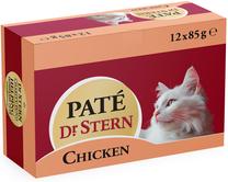 Mitrā kaķu barība Dr.Stern Pate, vistas gaļa, 0.085 kg, 12 gab.