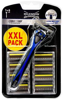 Набор для бритья Wilkinson Sword Quattro Titanium, 9 шт.