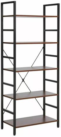 Pastatoma lentyna Loft R5, ruda sp./juoda sp., 146 cm x 30 cm x 60 cm