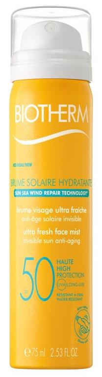 Izsmidzināms līdzeklis iedeguma kopšanai Biotherm Moisturizing Sun Mist SPF50, 75 ml