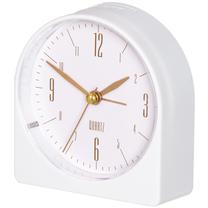 Stalinis kvarcinis laikrodis 4Living Alarm Clock 062065, balta sp., 4 cm x 9.6 cm