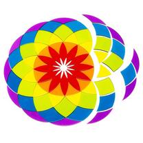 Mozaika Mandala, įvairių spalvų