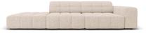 Sofa Micadoni Home Jennifer Chenille 3 Seats, smėlio sp., kairinė, 262 x 102 cm x 70 cm
