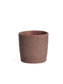 Gėlių vazonas Domoletti BTP06F, cementas, Ø 18.5 cm, raudona sp.