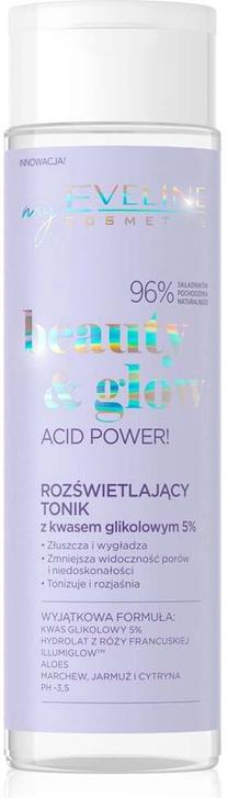 Тоник для лица Eveline Beauty & Glow, 200 мл