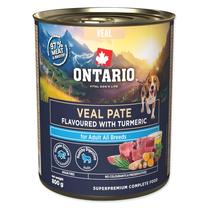 Šlapias šunų maistas Ontario Adult Pate, veršiena, 0.8 kg