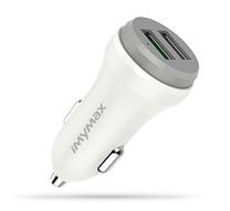 Adapteris iMyMax C24 Premium, 2 x USB, balta sp.