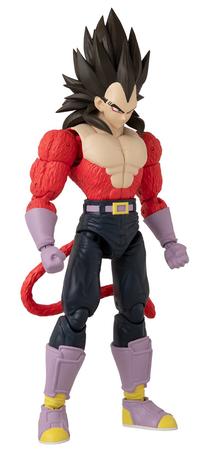 Фигурка-игрушка Bandai Dragon Ball Super Dragon Star Series Super Saiyan 4 Vegeta, коричневый цв./черный цв./красный цв.