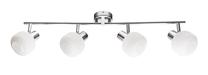 Светильник потолочный Candellux Lighting Andrus 94-45003, E14, 4 x 40 Вт, белый цв. / хромовый цв.