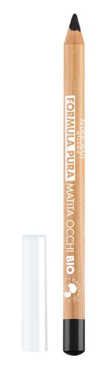 Карандаш для глаз Deborah Milano Formula Pura Bio, 1.2 г, black цв. 01