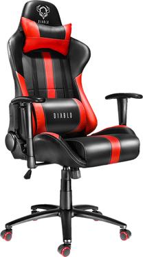 Spēļu krēsls Diablo X-Player, melna krās./sarkana krās.