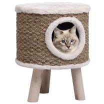 Kaķu māja VLX Cat House, brūna krās./balta krās., 30 cm x 30 cm