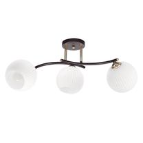 Светильник потолочный Candellux Lighting Calmo 33-51806, E27, 3 x 40 Вт, белый цв. / черный цв.