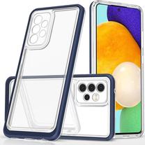 Чехол для телефона Hurtel Frame Gel Cove, прозрачный цв./синий цв., Samsung