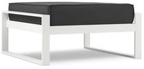 Lauko pufas Calme Jardin Tahiti CAL_POUF_83_F1_TAHITI3, tamsiai pilka sp., 90 cm x 75 cm x 42 cm
