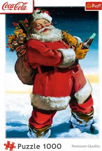 Dėlionė Trefl CocaCola Santa Claus In The Snow 10923, 68.3 cm x 48 cm, 1000 vnt., įvairių spalvų