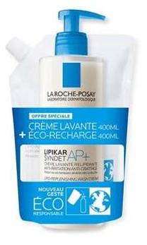 Средство для умывания тела La Roche Posay Lipikar Syndet AP+ Eco-Refill Set, 800 мл, 2 шт.