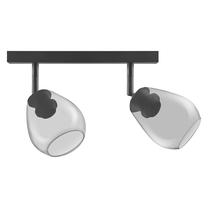 Šviestuvas kabinamas Osram Cone Spot A80636-2WL, E27, 2 x 40 W