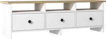 ТВ стол Kalune Design Oslo, белый цв., 150 см x 36 см x 47 см
