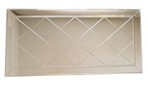 Veidrodis Kalune Design A306Y, kabinamas, 130 cm x 65 cm, sidabro sp.