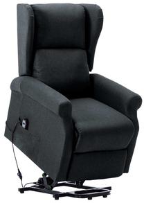 Krėslas VLX Fabric Stand-Up 289731, tamsiai pilka sp., 89 cm x 77 cm x 108 cm