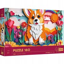 Puzle Trefl Paper Art Little Dog 40050, 27.5 cm x 41 cm, 160 gab., daudzkrāsaina