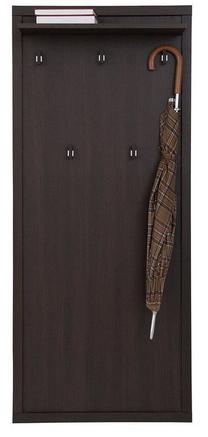 Sienas drēbju pakaramais Kaspian S128-WIE/60, 152 cm, brūna krās.