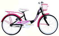 Vaikiškas dviratis Coppi Taylor Junior Lady, balta sp./juoda sp./rožinė sp., 24", 20"