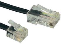 Laidas Brother RJ11, RJ-45 8P8C, 3 m, juoda sp.
