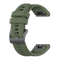 Prekė su pažeista pakuote. Laikrodžio dirželis OEM, Strap for Garmin Fēnix 3/3HR/5X/6X/6X Pro/7X/7X Pro, žalia sp.