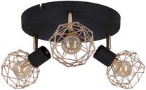 Lampa griesti Candellux Lighting Acrobat, E14, 3 x 40 W, vara krās./melna krās. / melna krās.