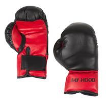 Боксерские перчатки Europlay My Hood 1153436, черный цв./красный цв., 10-14 лет