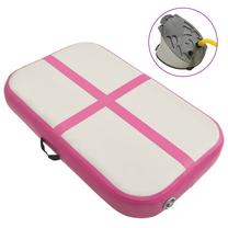 Гимнастический мат VLX MAT Gymnastics, белый цв./розовый цв., 100 см x 60 см x 20 см